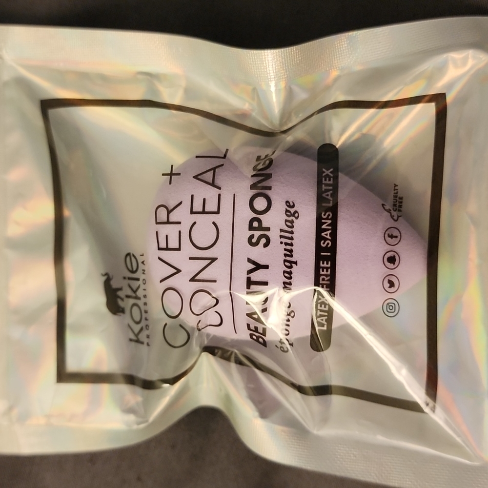 Kokie purple beauty sponge